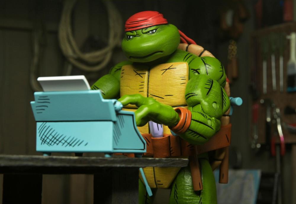 NECA Teenage Mutant Ninja Turtles Handyman Donatello (Mirage Comics) Plastic Action Figure - View 9