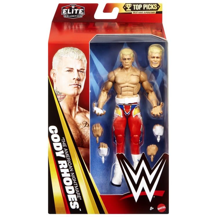 Mattel WWE Elite Collection Top Picks 2026 Cody Rhodes Action Figure - View 8