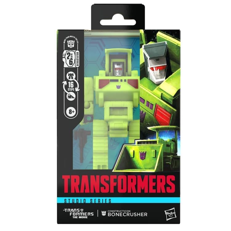 Hasbro The Transformers: The Movie Studio Series 86 Deluxe Class Constructicon Bonecrusher 4.5-Inch Action Figure - View 15