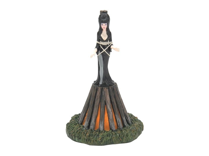Enesco Elvira, Mistress of the Dark Hot Properties Village Elvira At The Stake 5.59-Inch Figurine - View 2
