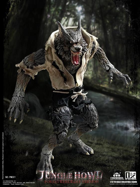 COO Model Jungle Howl Forest Werewolf (Standard Ver.) 1/12 Scale Plastic Figure - View 5