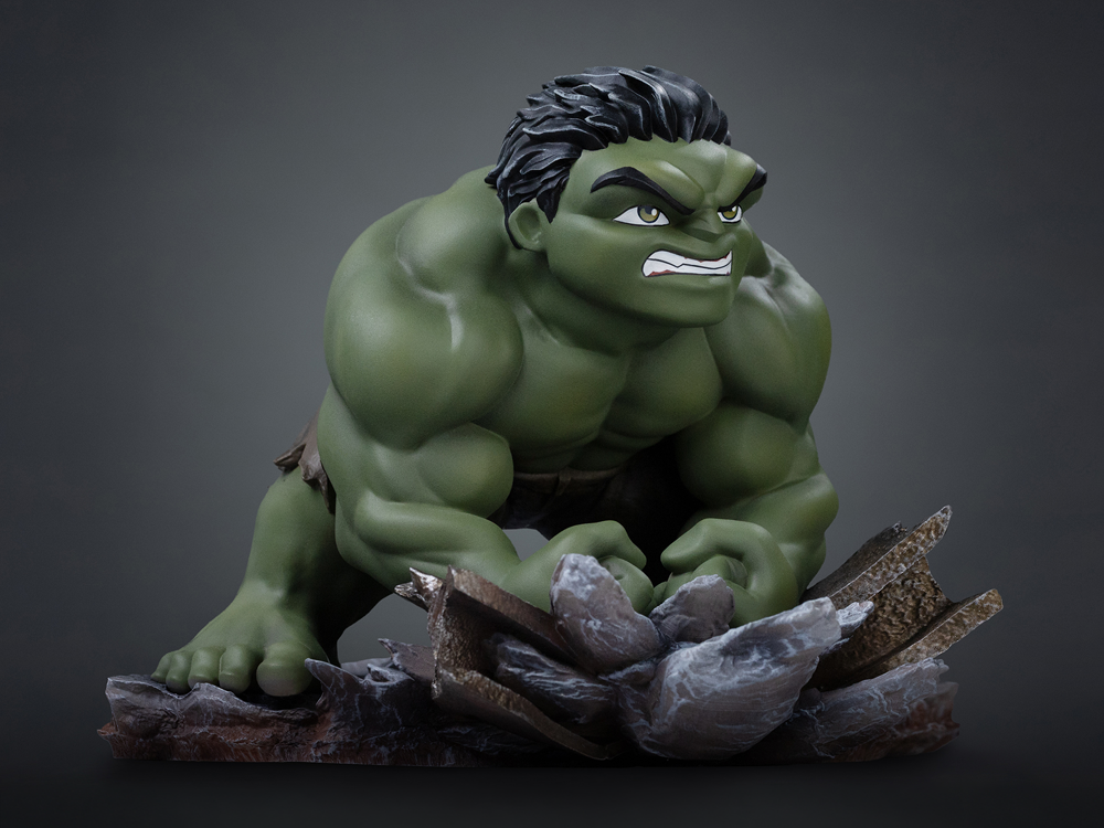 Iron Studios Spider-Man: Brand New Day MiniCo Hulk 5.5-Inch PVC Figure - View 2