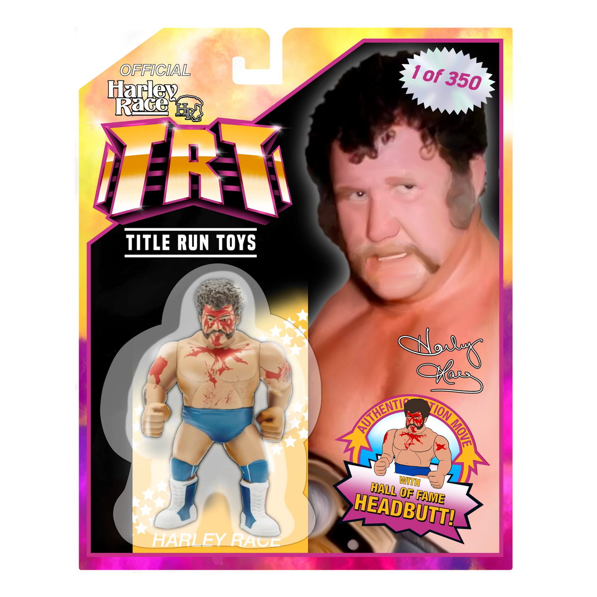Title Run Toys King Harley Race (Bloody Variant) Limited Edition Plastic Figure - View 5