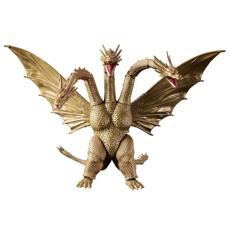 Bandai Godzilla vs. King Ghidorah (1991) Godzilla and Ghidorah Action Figure Set - View 4