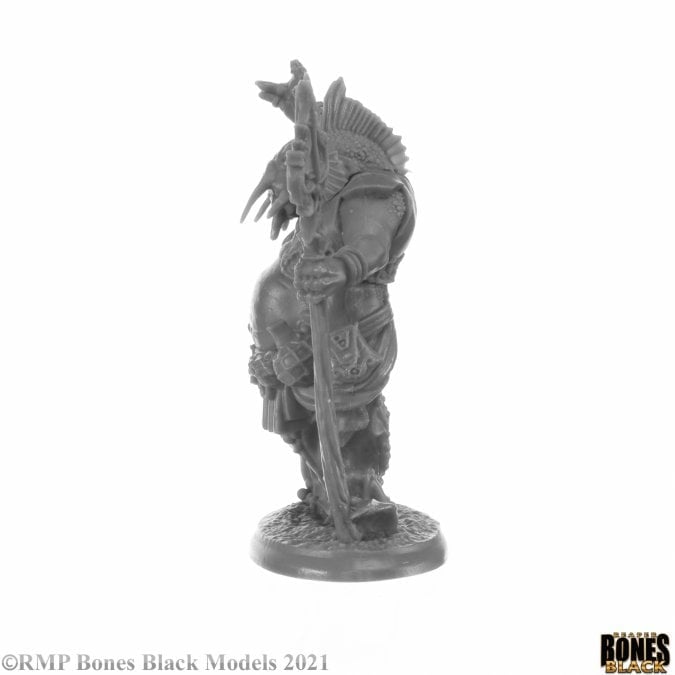 Reaper Miniatures Bones Black Elemental Scions Miniatures Set (Air, Earth, Water, Fire) - View 12