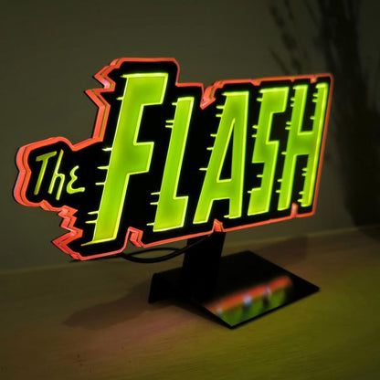 Brandlite DC Classics DC Comics The Flash Retro LED Logo Sign (5-Inch) - View 4