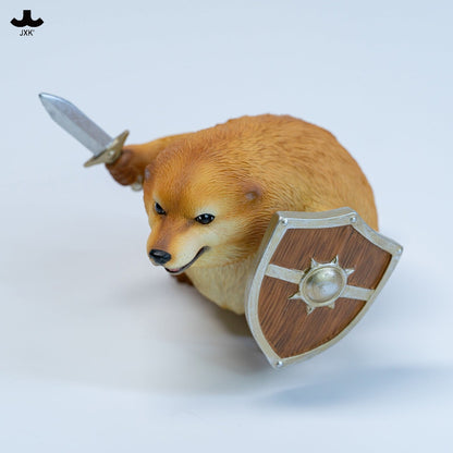 JxK.Studio Sword and Shield Dog (Ver. 2.0) 3.9-Inch Resin Figure - View 4