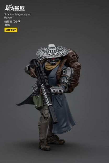 JoyToy Battle for the Stars Shadow Jaeger Squad Raven 1/18 Scale Plastic Action Figure - View 6