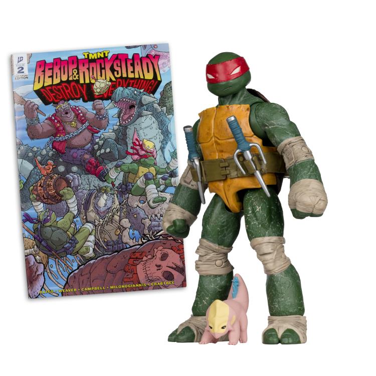 McFarlane Toys Teenage Mutant Ninja Turtles Page Punchers Raphael 5-Inch Action Figure with Comic - View 3
