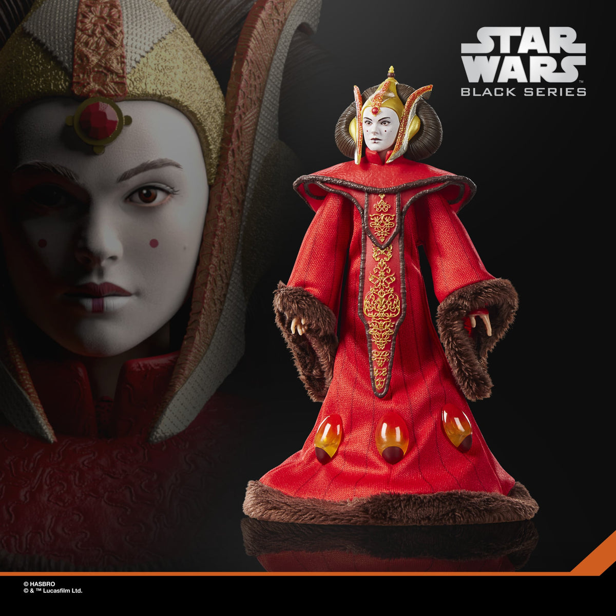 Hasbro Star Wars: Black Series Queen Amidala The Phantom Menace Plastic Action Figure - View 7