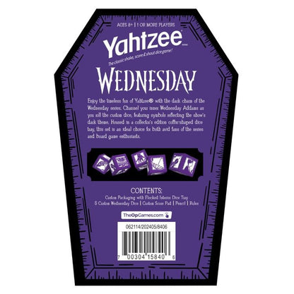 USAopoly Yahtzee: Wednesday Dice Game Featuring Wednesday Addams - View 4