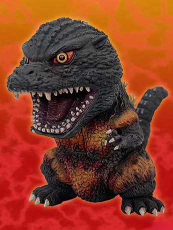 EZHOBI Godzilla vs. Destroyah Eggmon Plus Series Godzilla PVC and ABS Figure