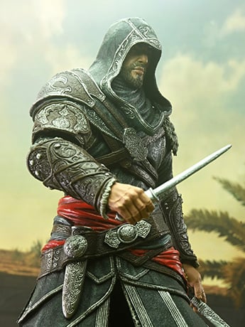 NECA Assassin's Creed: Revelations Ezio Auditore Action Figure, Plastic