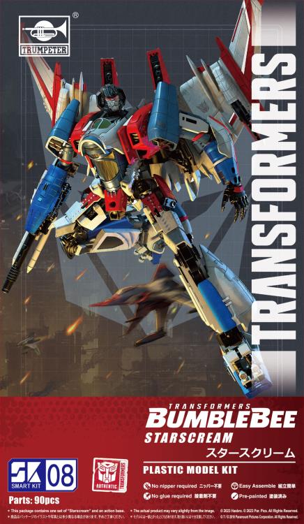Trumpeter and Doyusha Transformers: Bumblebee Smart Kit 08 Starscream 5.1-Inch Model Kit - View 9