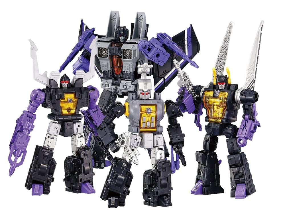 Takara Tomy Transformers Dramatic Capture Series Decepticons Part 2 Four-Pack with Skywarp - View 2