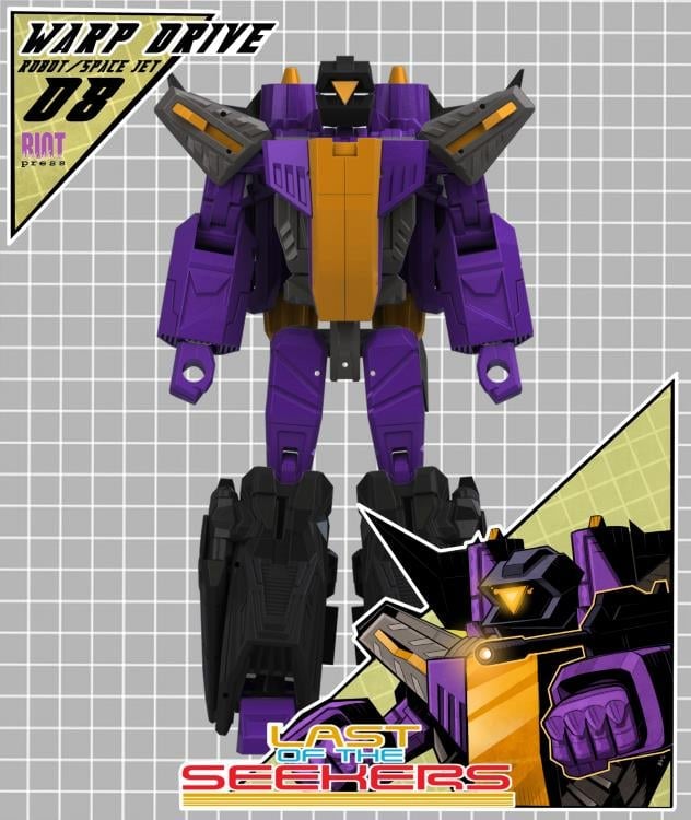 Riot Toys Last of the Seekers Warp Drive Plastic Figure - View 12